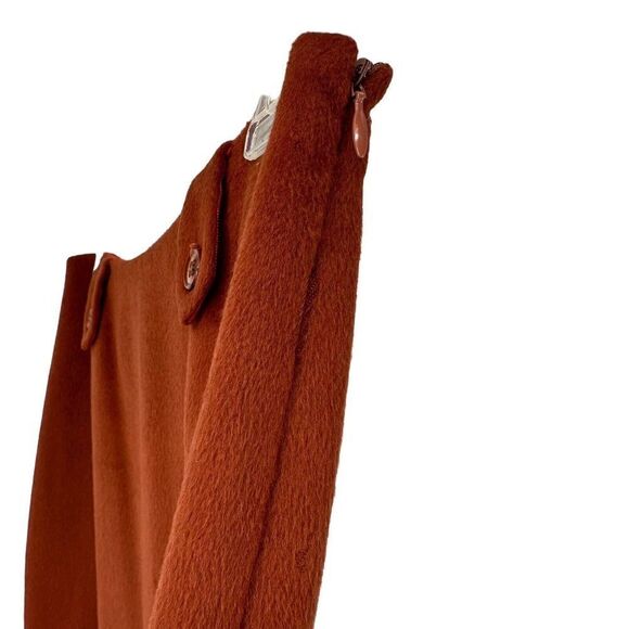 Tocca Skirt 100% Angora Pencil Skinny Womens Size 12 Burnt Sienna Brown Red - Picture 6 of 10